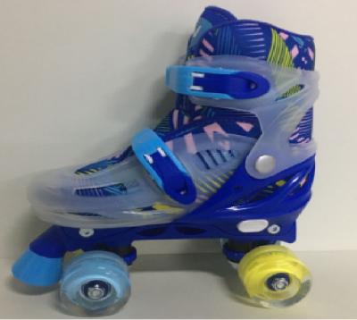 China Adjustable PP Anti Impact Materail Kids Quad Roller Skates For Kids Double Row Derby Roller Skates Soy Luna for sale