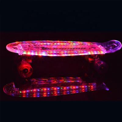 China High Quality Customized 22 Inch PC LED Cruiser Led Skateboard for sale