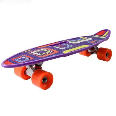 China PP+Aluminum+PU Sporting 22inch Plastic Fish Skateboard With High Quality Wheel for sale