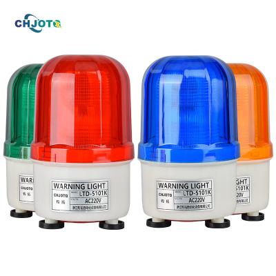 China Roadway Safety LTD-5101K Magnetic Strobe Signal Warning Light DC 12V 24V 220V AC LED Turning Audible and Visual Alarm Warning for sale