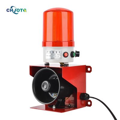 China Traffic Roadway Safety JTG-9002J 130dB Siren Alarm AC 220V Mini High Sound Electric Horn With Flashing Light High Frequency Sound And Visual Alarm for sale