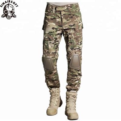 China New Arrivals Wholesale Camouflage Anti-pilling Molle Tactical Pants With Knee Pads For Hunting/Army Pants/Combat Bdu Green Pants Plus Size for sale