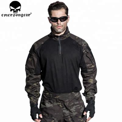 China EMERSONGEAR G3 Combat Shirt Anti-UV Army Airsoft Camouflage Men's Military Style Paintball Hunting Shirt Multicam Tactical Black for sale