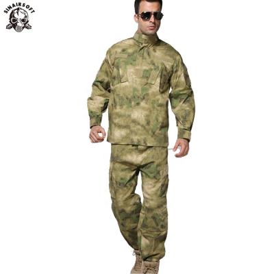 China Outdoor Military Tactical Cargo Anti-UV Camouflage BDU Combat USA Hunting Clothing Set Snake Camouflage Military Uniform for sale