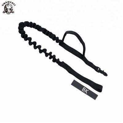 China Strong Tactical Military Bungee 1000D Nylon Belt Retractable Nylon Dog Leash Army Panic Resistant Snap Hunting Accessories for sale