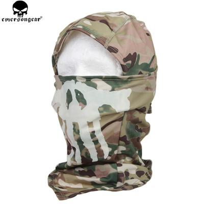 China Camouflage EMERSONGEAR Ghost Hood Luminous Mask Scarf Military Multifunctional Breathable Camouflage Mesh for sale