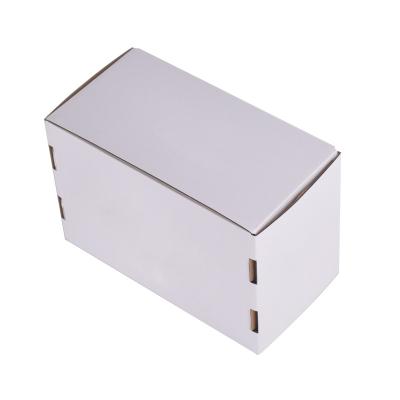 China Handmade Custom Printed Corrugated Cardboard Packaging Listing Box For Shipping White Goods Paper Box White Jewelry Box for sale