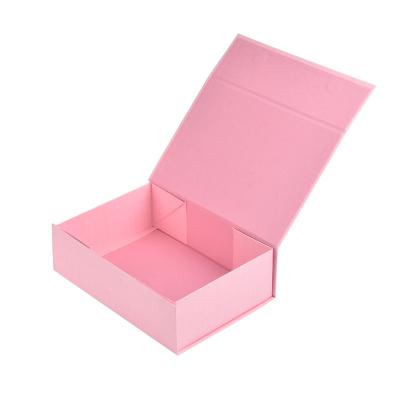 China Recycled Flat Folding Rectangle Packaging Materials Custom Materials Magnetic Box Closure Magnetic Flat Rigid Scarves Packing Magnet Gift Box for sale