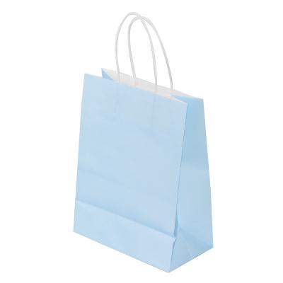 China Recycled Materials Wholesale High Quality Cheap Custom Print Shoes Paper Bag With Handles White Paper Kraft Shopping Bag for sale