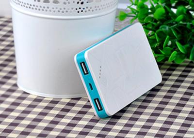 China Universial customized Power Bank 6000mah , White Slim Backup Emergency Power Bank for sale