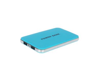 China Ultra-thin dual output rechargeable polymer Power Bank 4000 mah for Cell Phone / Notebook for sale