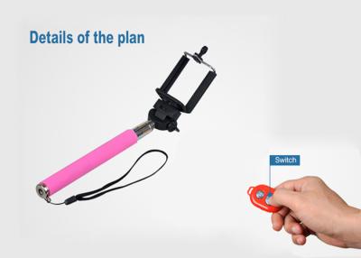 China Handheld Wireless monopod remote shutter Bluetooth Selfie Stick for camera / smartphone for sale