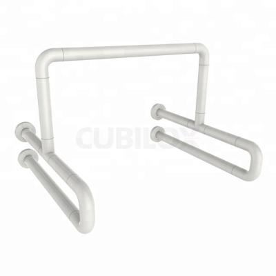 China Ground Mounted Fixed Urinal Wall Grab Bars Waterproof / Anti - Corrosion / Durable For Handicapped for sale