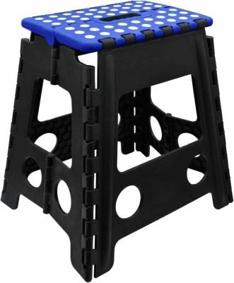 China Free Sample Foldable 16 Inches 300 Pound Capacity Folding Step Stool With Non-Slip Design Folding Stepping Stool for sale