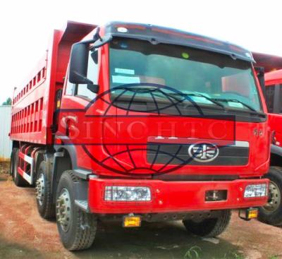 China Haulaging Port Bulk Cargo Heavy Duty Dump Truck 50 Ton Loading 8x4 Driving Type for sale