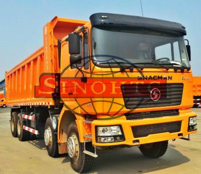 China 8x4 40 - 50 Tons Heavy Duty Dump Truck MAN F2000 F3000 Cabin Strong Material for sale