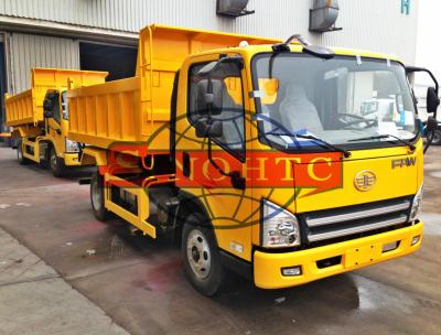 China 4m3 Municipal Construction Mini Dump Truck , Six Wheeler 4 Ton Tipper Truck for sale