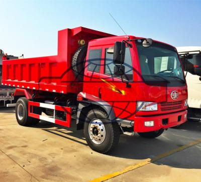 China Dual Axles 4x2 8 Ton Tipper Truck , 4X2 Light Duty Commercial Dump Trucks for sale