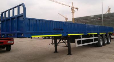 China Bulk Cargo / Container Semi Trailer 400 - 600mm Sidewall Height 50T Payload for sale