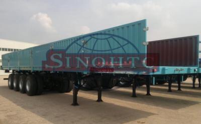 China 60 Tons 4 Axle Container Semi Trailer High Strength Steel Material for sale