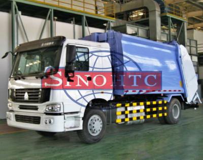 China HOWO Compactor Waste Collection Trucks 12 -15m3 Volume 4x2 Driving Type for sale