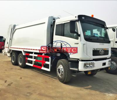 China 20 Tons Garbage Compactor Truck 6x4 Right Hand Driving 18 - 20m3 Volume for sale