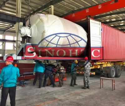 China T700 High Strength Steel Concrete Mixer Tank , 8 - 10M3 Concrete Mixer Drums For Trucks for sale