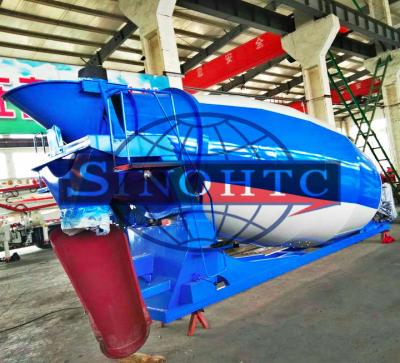 China High Performance Truck Bodies 8 - 10 Cbm Volume Concrete Mixer Tank for sale