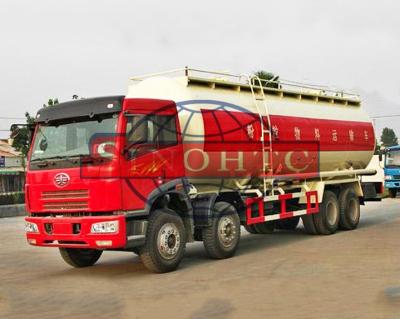 China FAW 40m3 Bulk Cement Truck 2 / 3 Seat J5P With A/C Cabin 8X4 Driving Type for sale