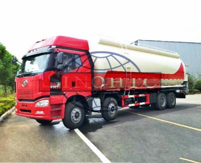 China 8x4 FAW J6 Bulk Cement Truck 30cbm Volume 330hp / 350hp Engine Power for sale