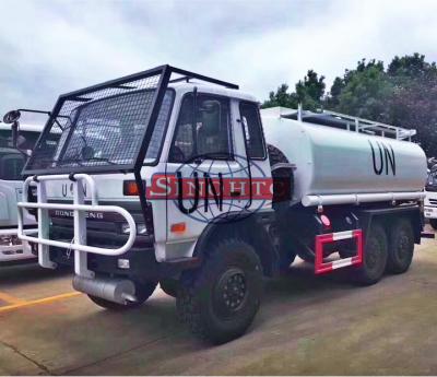 China 6x6 Water Tanker Truck For UN 10000 - 12000 Liters Volume Three Axle for sale