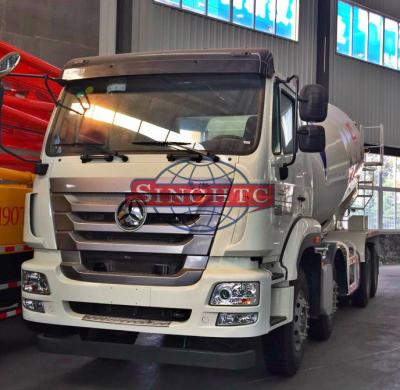 China 14m3 - 16m3 Volume Concrete Transport Truck 8x4 Driving Type LHD / RHD Steering for sale