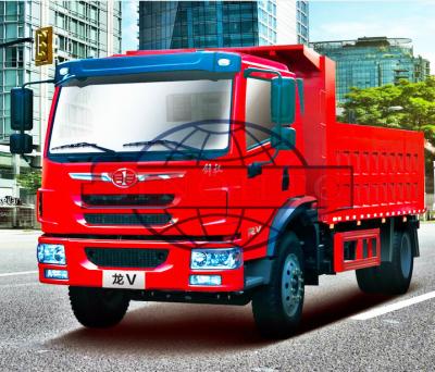 China 4x2 Double Axle Dump Truck , Multi Purpose 10 - 15 15 Tonne Tipper Truck for sale