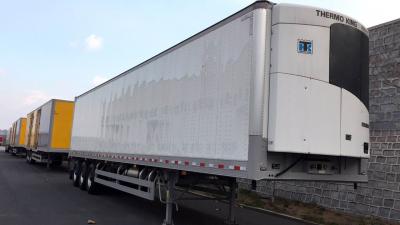 China 13m 40 Ft Refrigerated Trailer , Air Suspension Refrigerated Enclosed Trailer for sale