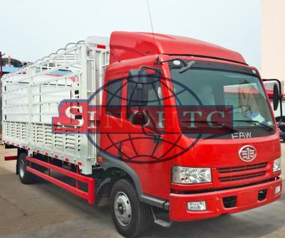 China 4 X 2 Cargo Transport Truck With High Sidewall 15 Tons Max Loading for sale