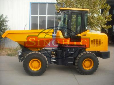 China Construction / Articulated Front Loading Dumper 3 Tons Loading 2 Axles 4x4 Driving for sale