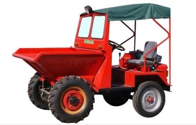 China Hydraulic Mini Site Dumper , Self Loader 1 Ton Loading Skip Loading Dumper for sale