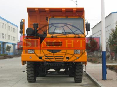 China 60 - 90 Ton 6x4 Heavy Duty Dump Truck For Mining Single Cab 420HP Engine for sale