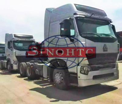 China 4x2 / 6x4 Howo Prime Mover Power Assistant LHD / RHD Steering HOWO A7 Cabin for sale