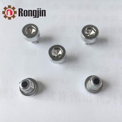 China On Alloy Wheel Rim Lip Chrome Plastic Rivets Bolts / Studs Wheel Rim Lip Replacements Alloy for sale