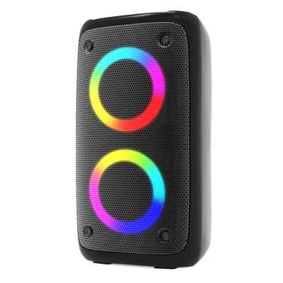 China Portable Speaker System Professional Power Amplifier 3 Inch Dual Yes 10W With Colorful Lights for sale