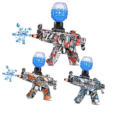 China ACTIONS 3 Colors Splash Electric Toy Gun Splat Ball Blaster Firearm MP5 Electric Automatic Summer Funny Game Driving Water Absorbing Beads For Outdoor for sale