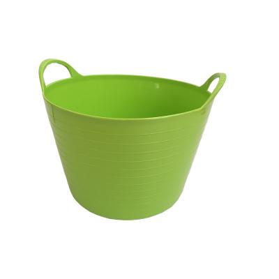 China Eco - Friendly Sustainable 15L LDPE Basket With Plastic Handle Buckets for sale