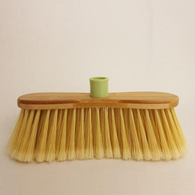 China Home High Quality Home Floor Cleaning Indoor Bamboo Broom With Long Bamboo Handle for sale