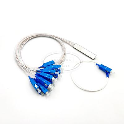 China Mini Fiber Optic FTTH FTTH Fiber Optic FBT GPON 1x16 PLC Spliter PLC Splitter for sale