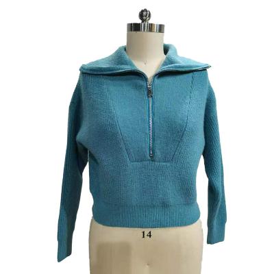 China Wholesales Winter Custom Women's Sweater Woolen Short Sleeve Drop Sweaters QUICK DRY long for lady for sale