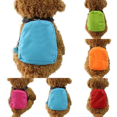 China 2021 New Fashion Pet School Bag Tow Rope Solid Color Package For Pets for sale