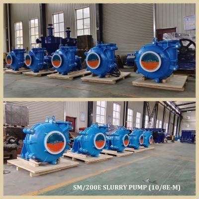 China SM-200E HORIZONTAL CENTRIFUGAL SLURRY PUMP FOR MEDIUM DUTY PUMPING for sale