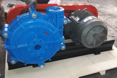 China Heavy Duty High Pressure Slurry Pump High Chrome with Color RAL5015 for sale