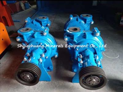 China SHR /100D Small Rubber Centrifugal Heavy Duty Slurry Pump With ZV Drive for sale